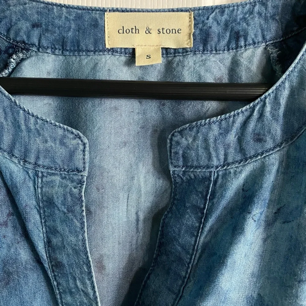 Cloth & Stone Long Sleeve Top Shirt - SZ S - Picture 3 of 4